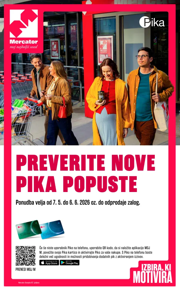 Mercator Slovenija — Mercator Slovenija - Pika zgibanka od 7.5. do 6.6.2026