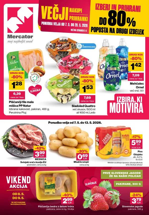 Mercator Slovenija — Mercator Slovenija - Redni katalog od 7. 5. do 13. 5. 2026