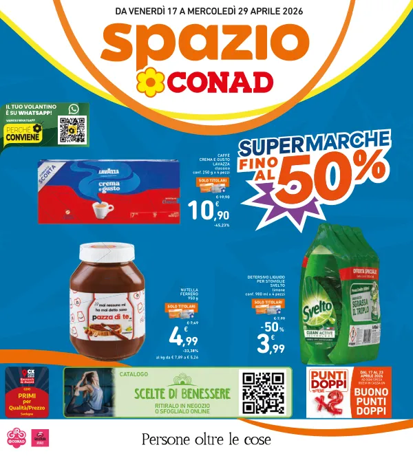 Conad — Conad - Supermarche Fino Al 50% Spazio Sardegna