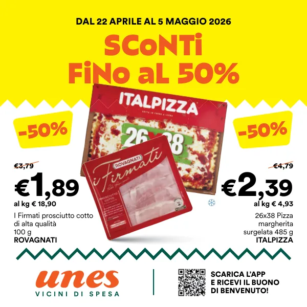 Unes — Unes - Volantino 22/04 - 05/05