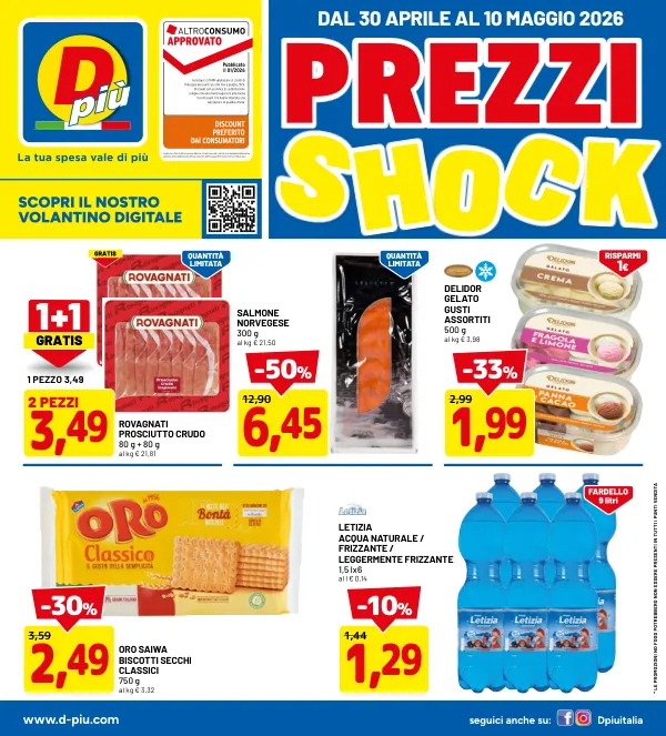 D più — DPiu - PREZZI SHOCK