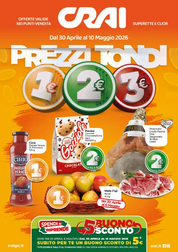 CRAI — Prezzi tondi
