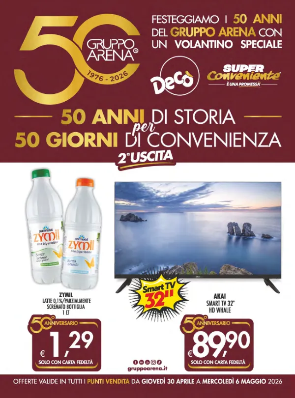 Decò — SPECIALE ANNIVERSARIO 50 ANNI GRUPPO ARENA