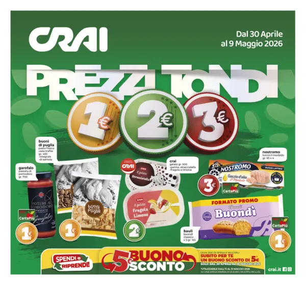 CRAI — Prezzi Tondi