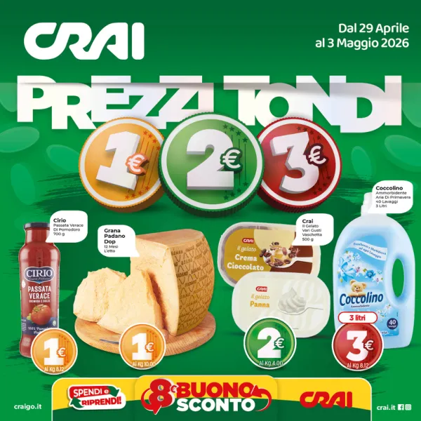 CRAI — Prezzi Tondi