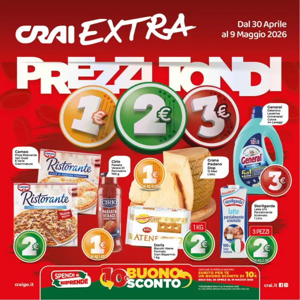 CRAI — Tutto A 1€ 2€ 3€