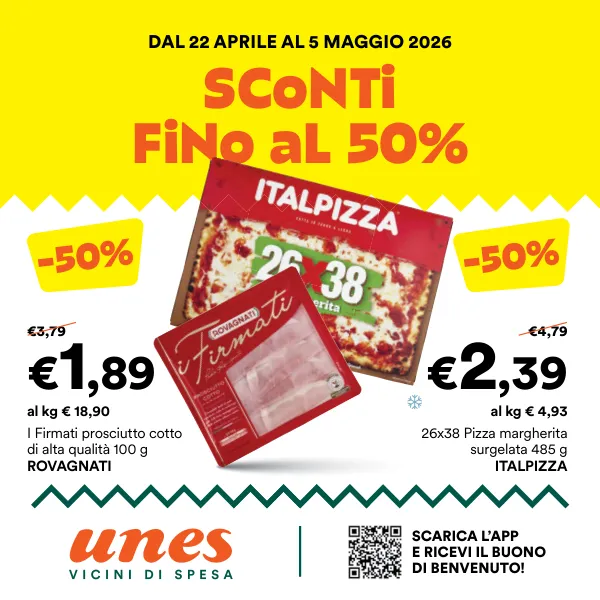 Unes — Unes - Volantino 22/04 - 05/05