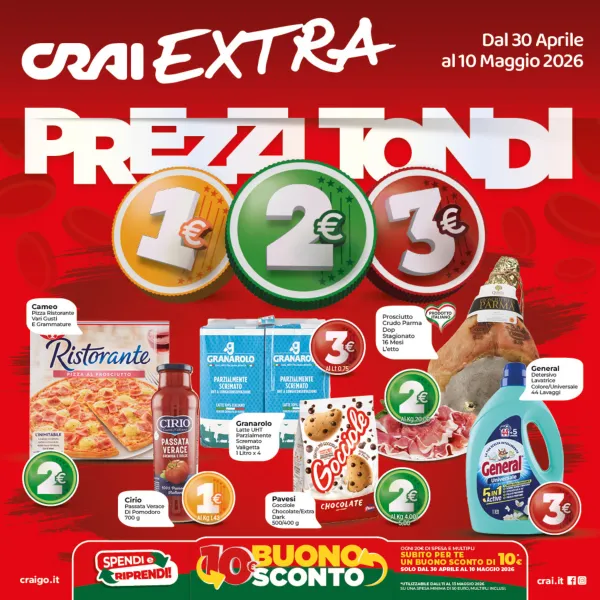 CRAI — Prezzi tondi!